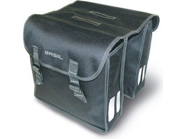 Basil Doppel-Fahrradtasche Mara City Schwarz 26 L (Bas-17022)