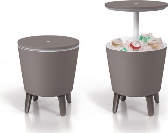 Keter Curver Cool Bar Gartenbar, Cremefarben – Schokoladenbraun – 230900