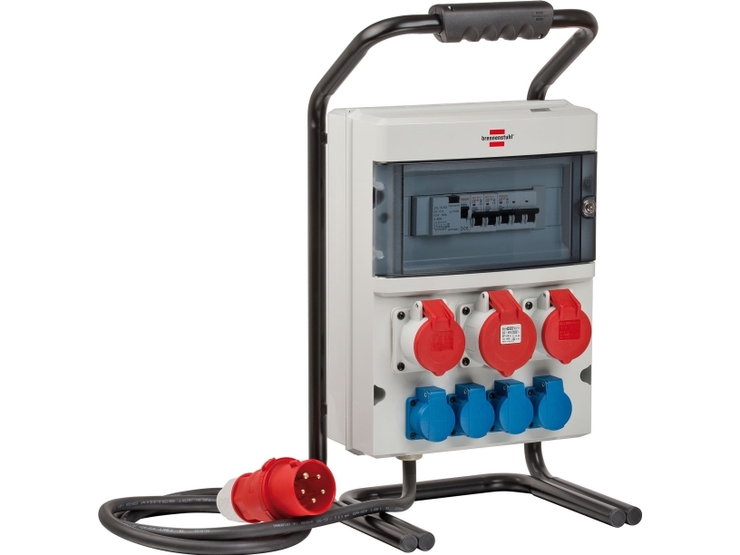 Brennenstuhl bærbart byggefordelerskab BSV 4/32 FS IP44 1xCEE 400V/32A + 2xCEE 400V/16A 4x230V/16A + sikringer (1154904)