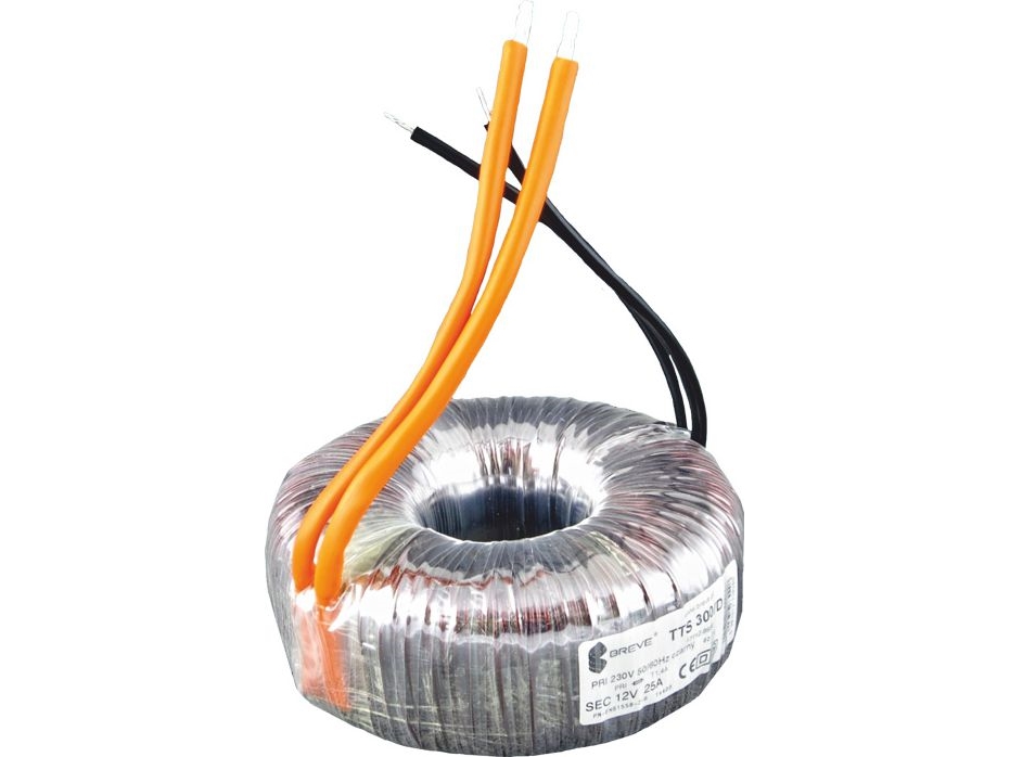 BREVE TTS 200/Z rengasmainen muuntaja 230/24V 200VA (17124-9989)