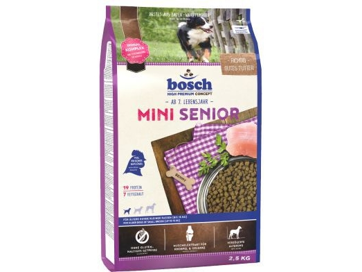 Bosch Mini Senior, Senior, 2,5 Kg, Gluten-Frei