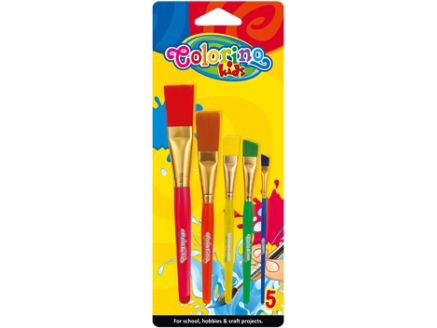Colorino Acrylic Brushes 5 Pieces Jumbo 39062Ptr (Wikr-948019)