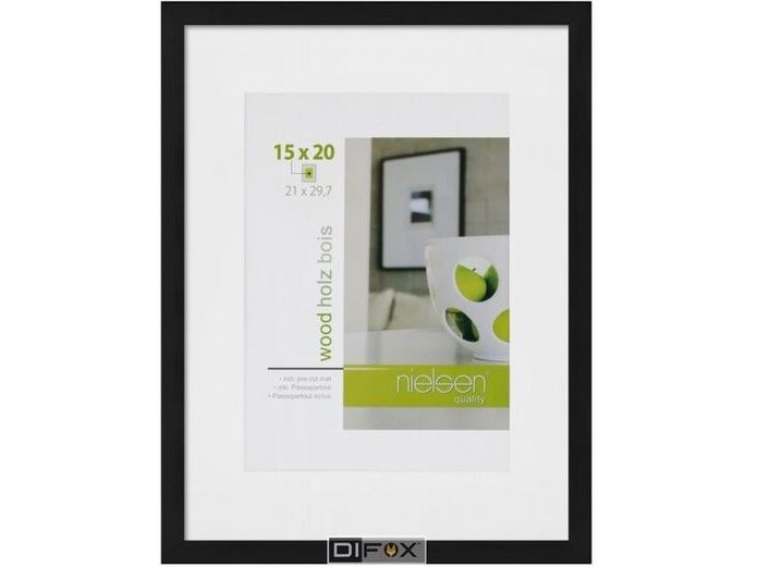 Nielsen Apollon Schwarz 21X29.7 Holz Din A4 8988046 - Bürokleinmaterial