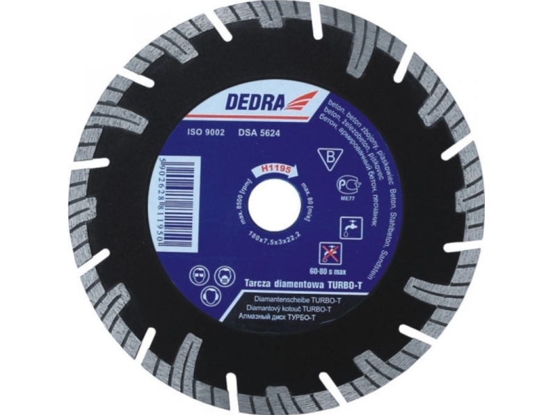 Dedra Diskas Deimantinis Turbot 300254Mm