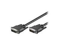 Microconnect - Dvi-Kabel - Enkeltlink - Dvi-D (Han) Til Dvi-D (Han) - 2 M - Tommelskruer - Sort