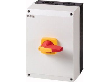Eaton isolationsafbryder 4P 160A med lås til klemkasse i IP65-kabinet DMM-160I5/P-R (172797)
