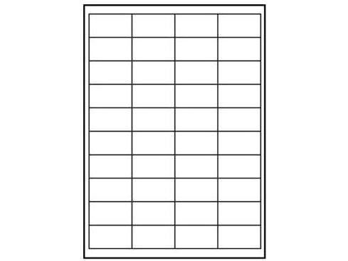 Logotypetiketter A4, matt vit, 10 st. | Papper & Emballage - Taggar - Flera etiketter | GameStuff