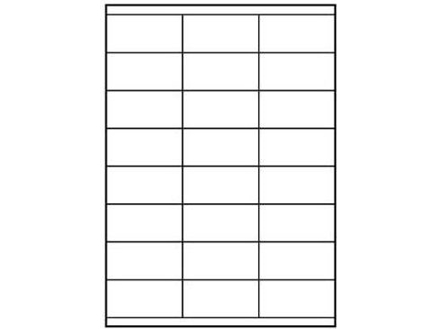 Logoetiketter 70mm x 36mm, A4, matt, vit, 10 st. | Papper & Emballage - Taggar - Flera etiketter | GameStuff