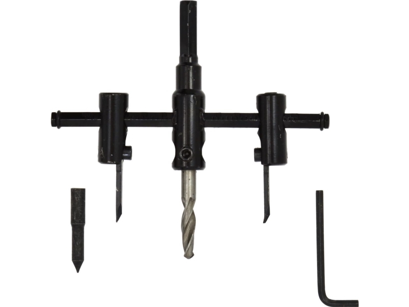 Geko Justerbar Hulsav 30-120 Mm Til Gipsplader, Træ (50)