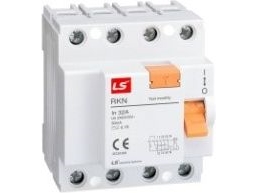 Lsis Fi-Schutzschalter 4P 40A 0,03A Typ Ac Rkn-4P-40A/30Ma (06240019R0)