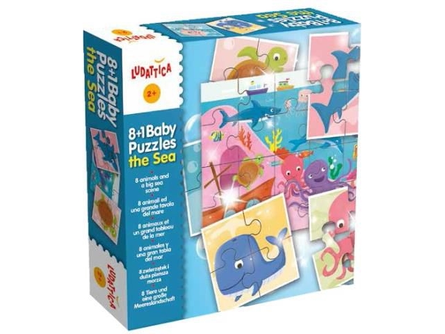 Lisciani Ludattica Puzzle Baby 8+1 The Farm Time-Morze 51427 (304-51427)