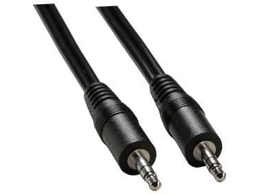 Logo-Kabel Klinke 3,5Mm - Klinke 3,5Mm 1,5M Schwarz (29250)