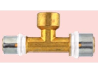 Herz T-Stykke 20X2-1/2-20X2 Med Indvendigt Gevind - P 7220 41