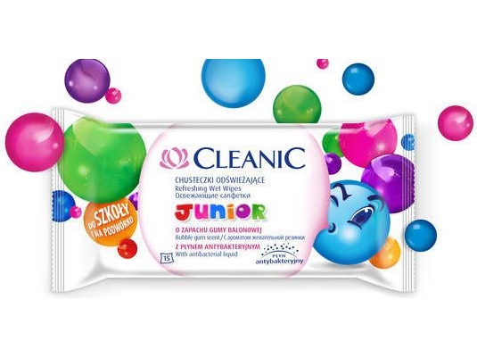 Cleanic Junior opfriskende klude 1x15 stk.