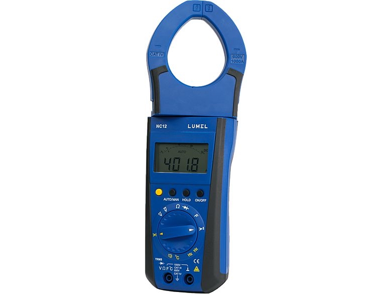 Lumel Klemme-/Tangamperemeter (Strøm-Måler) 1000A Ac/Dc Med Certifikat (Nc12 200P1)