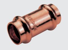 Conex kobber muffe/presfitting serie B Press 18 mm (P527001800000)