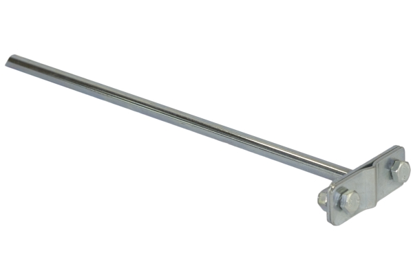 Elko-Bis Einschlag-Distanzhalter 20X57x160mm Verzinkt