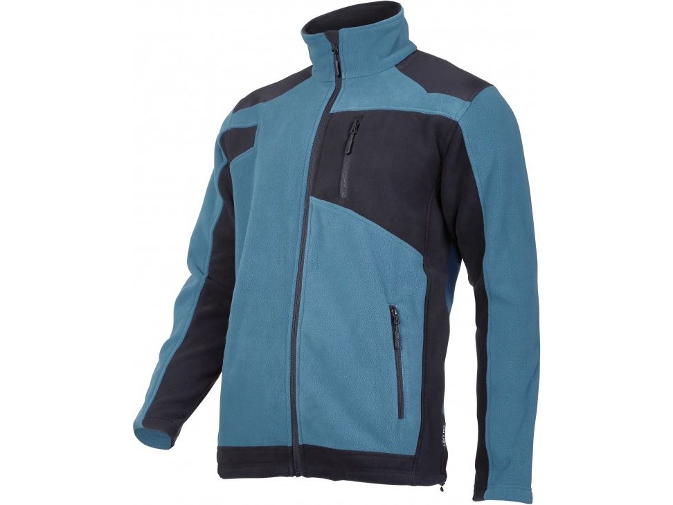 Lahti Pro Fleece Jacket med turkosa och svarta förstärkningar, storlek XXL (L4011405) | N - A | GameStuff