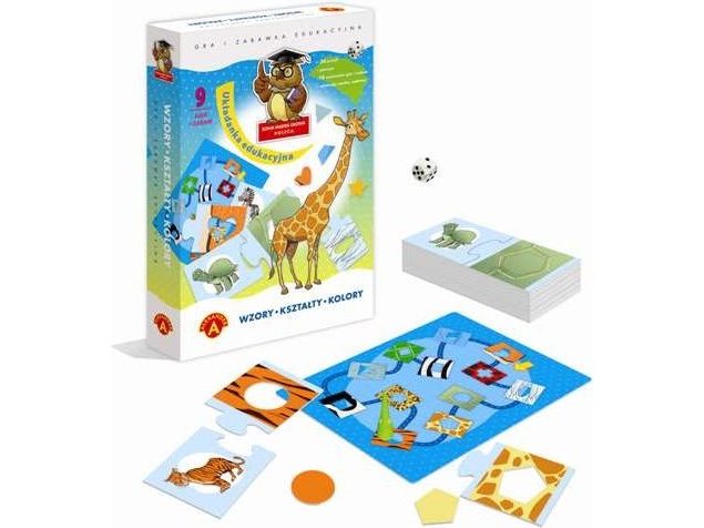Alexander pedagogiskt pussel Mönster former färger (1320) | Leksaker - Spel - Pussel | GameStuff