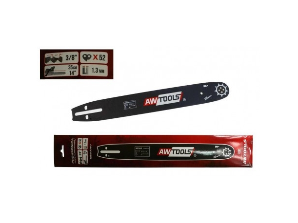 AW-Tools AWTOOLS PJŪKLŲ VADOVAS 35cm/50/3/8/1.3, FOR CS450 / Juodas LINE