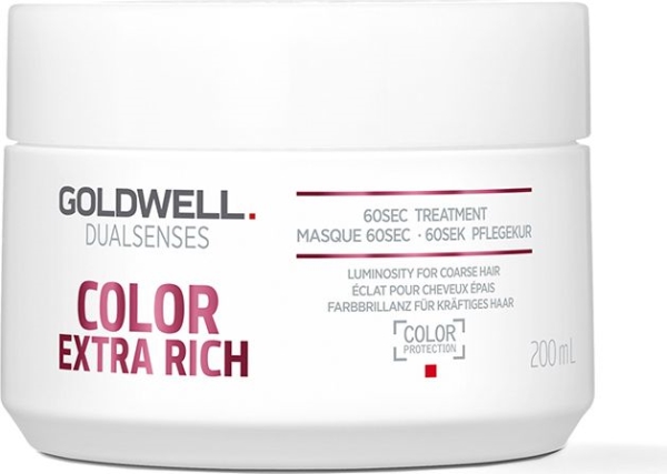 Goldwell Dualsenses Color Extra Rich 60S Treatment Shiny Mask For Colored Hair - 200Ml