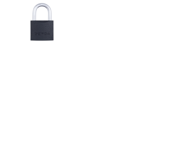 Gerda Cast Iron Padlock 50Mm + 3 Keys