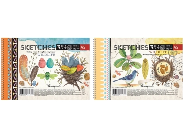 Fresh Skizzenbuch A5 12K Weiß