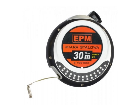 EPM Rullet målebånd i stål 13mm 30m (E-400-0231)