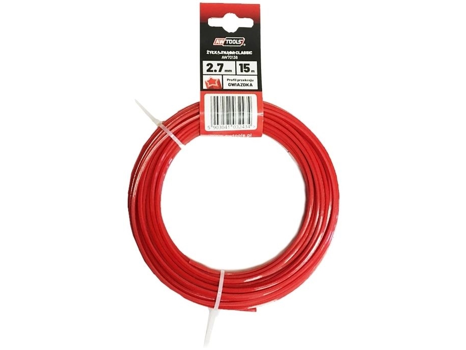 AWTools CLASSIC skjærelinje 3,0x15m rund (AW70125)