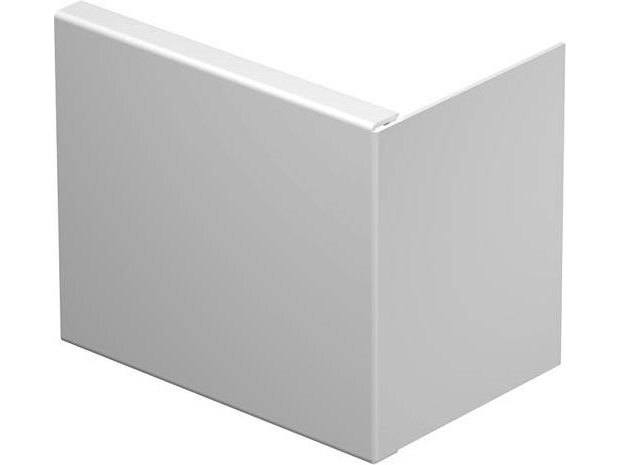 OBO WDK Päätykappale Korkeus 100 mm, leveys 130 mm Valkoinen ral 9010 lyijytön muovi