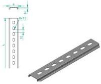 Baks Th35 Szp35h7/1 Perforierte Trag-/Montageschiene Euro 1 M 1,0 Mm (613110)