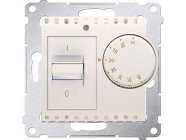 Kontakt-Simon temperaturregulator Simon 54 med indvendig sensor creme (DRT10W.02/41)