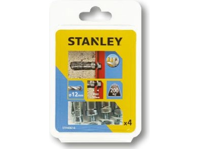 Stanley Segmentankre Med Skrue 12 X 45 Mm, 4 Stk (Stf40614-Xj)
