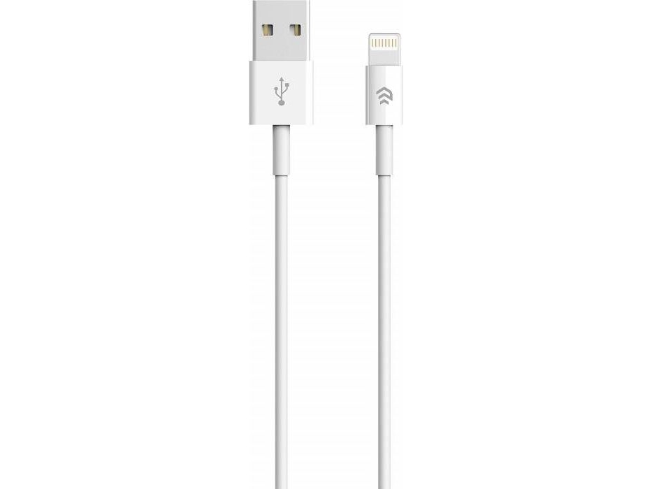 Devia Usb-A Til Lightning-Kabel 1,2 M Hvid (Bra003127)