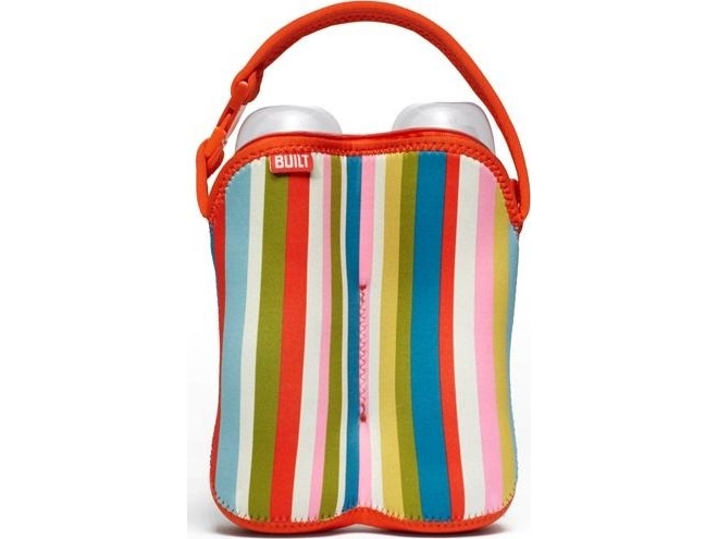Built Built Bottle Buddy - Termopakke Til To Flasker (Baby Pink Stripe) Universal