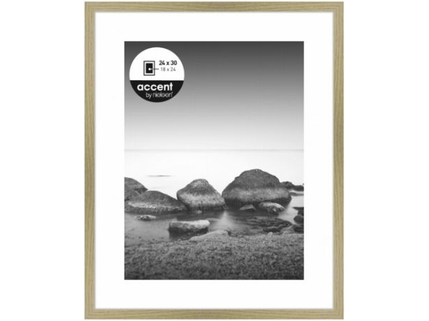 Nielsen Design 1122002 Bilderwechselrahmen Papierformat: 24 X 30 Cm Eiche
