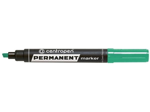 Centropen permanent grøn markør, afkortet spids 1,00-4,60 mm (585760110)