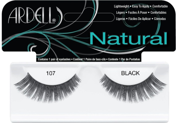 Ardell Natural 107 1 pair of false eyelashes black | Smink - Ögon - Lösögonfransar | GameStuff