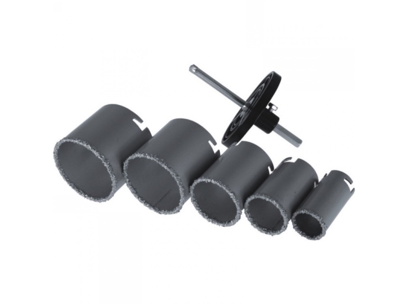 DEDRA.WYCIN.WOLFRAM 5 stk. 33/43/53/67/73 til beton og keramik