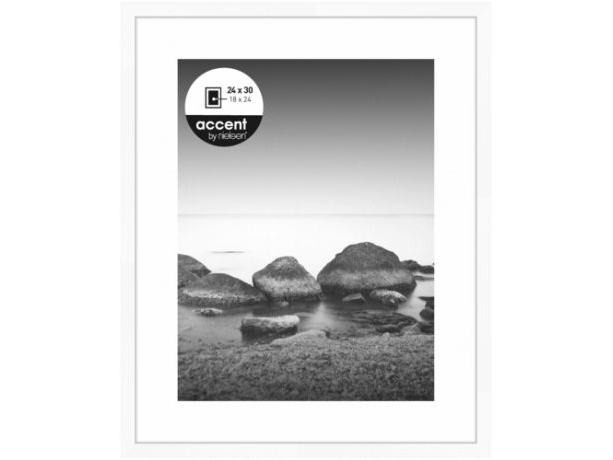 Nielsen Design 1122001 Bildwechselrahmen Papierformat: 24 X 30 Cm Weiß