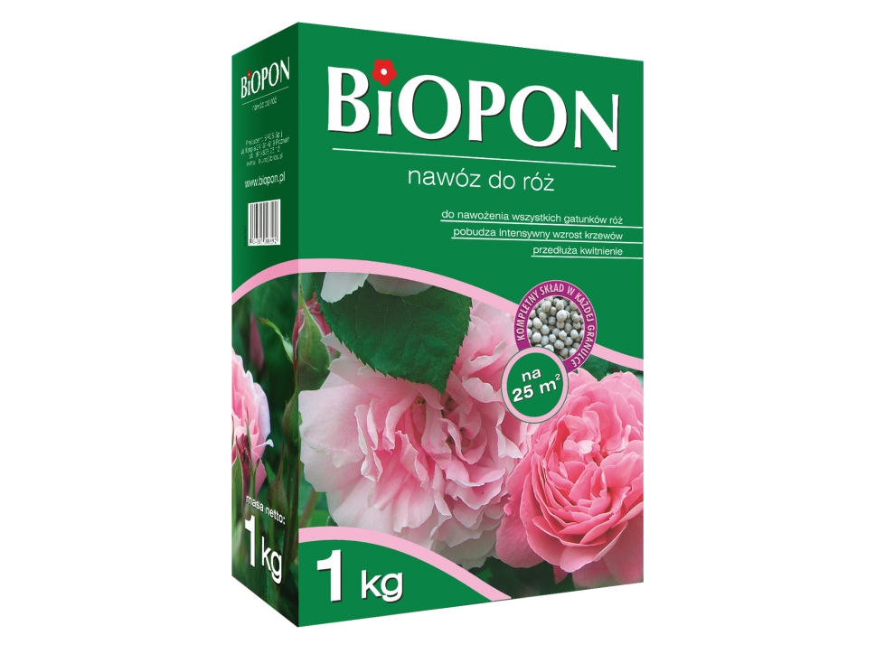 Biopon granulatgødning til roser 1kg (1059)