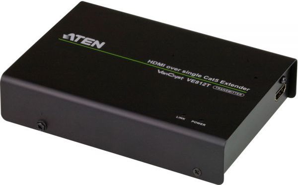 Aten Vancryst Ve812r Hdmi Over Single Cat 5 Receiver - Video/Audio Ekspander - Modtager - Hdmi, Hdbaset - Over Cat 5 - Op Til 100 M