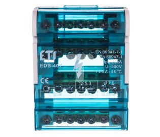 Eti-Polam Verteilerblock 125A 4P 4P 7-Polig Edb-407