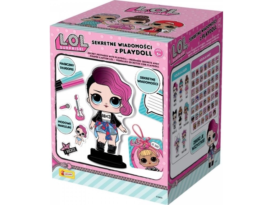 Lisciani kreativt sæt L.O.L. Surprise - hemmelige beskeder fra Playdoll-304-PL69460