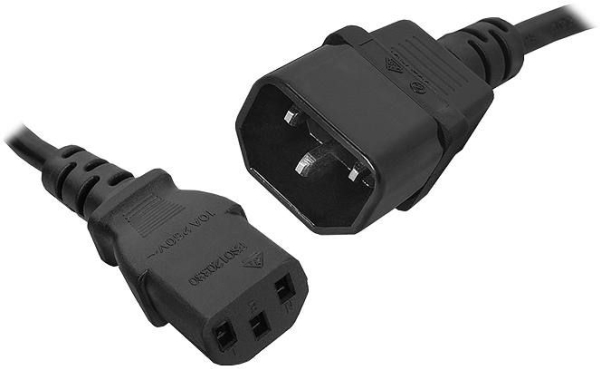 Blæse strømkabel C13 - C14 (9605)