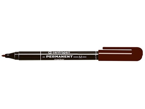 Centropen Permanent Brown Marker Rund spids 1,00 mm (2846/11)