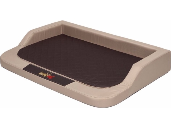 Hobbydog Dog Bed Medico Standard - Beige With Brown Mattress Xl