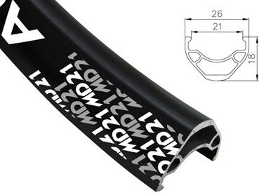 Alexrims Mtb Fælg Md21 29"X32 Otw Tubeless Ready Sort Kapslet (Alx-Md212932)