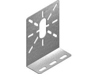 Baks metalplade til dåse BK 100400 (100400)