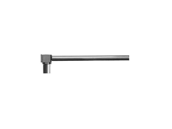 KAN-therm 90°-böj mässing Push 18x2,5 210 mm med kopparrör 15 mm och nicklat fäste 9015.230 | VVS Artiklar - Uppvärmning - Tillbehör | GameStuff